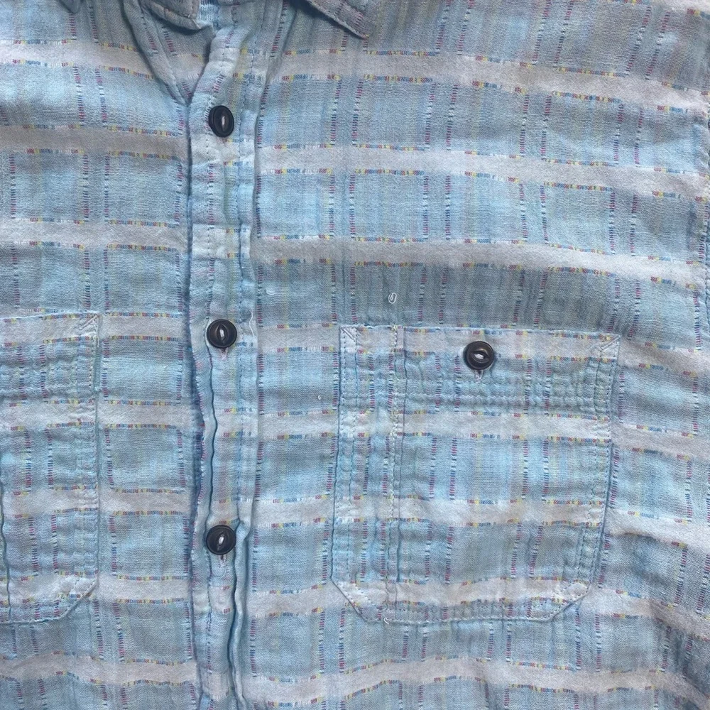 Carbon2Cobalt Men's Long Sleeve Sea Change Plaid Shirt - Picture 7 of 8
